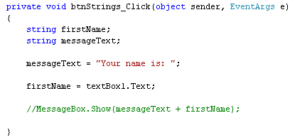 کامنتها در سی شارپ